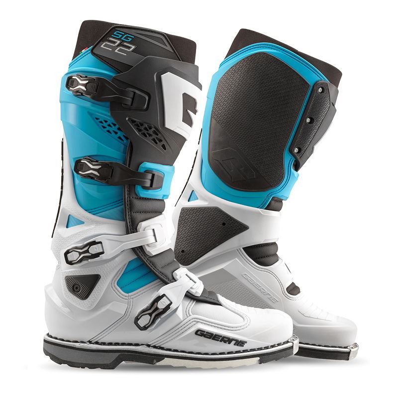 Gaerne 2025 MX Boots SG22 White Black Blue